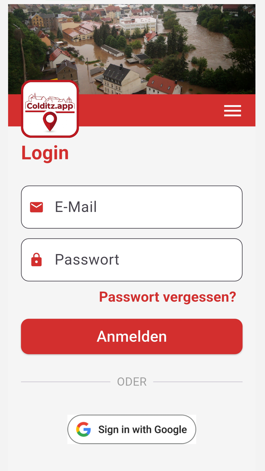 Login Bereich Colditz Community